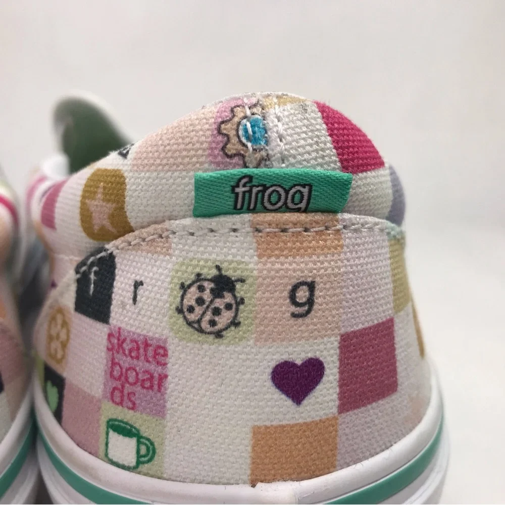 VANS x Frog Skateboard Men's 9.5 Women's 11 Slip-On Skate Shoes VNOA5HF4301